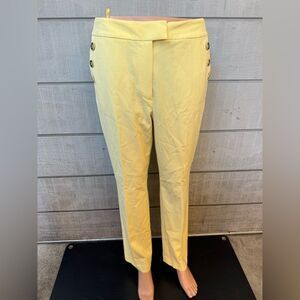 Women’s BAR III Yellow Straight Leg Pants Size Medium